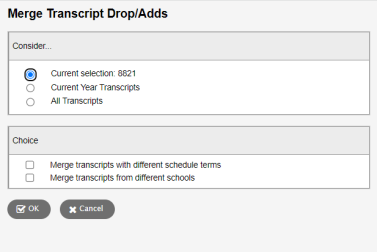 Transfer Grade Transfer Grades for Drop/Adds